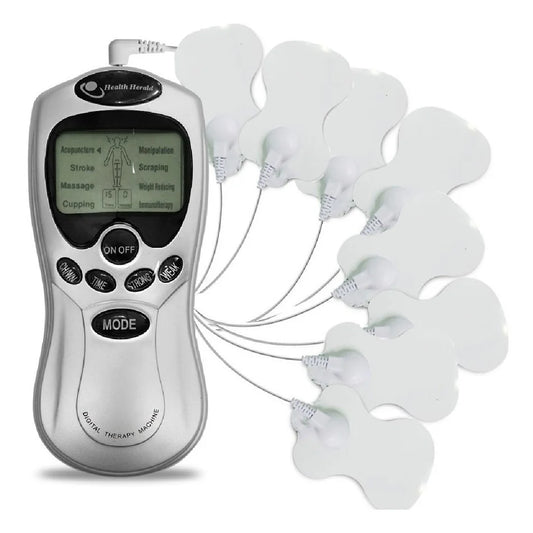 Electroestimulador Portatil Tens Masajeador 8 Parches
