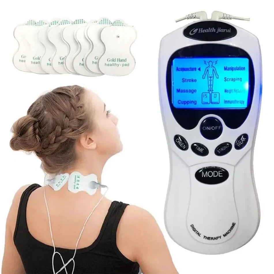 Electroestimulador Portatil Tens Masajeador 8 Parches